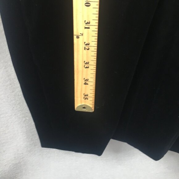 Vintage Lawrence Dress Womens 4 Blue Black Ruched Event Neiman Marcus Cocktail - Picture 6 of 16